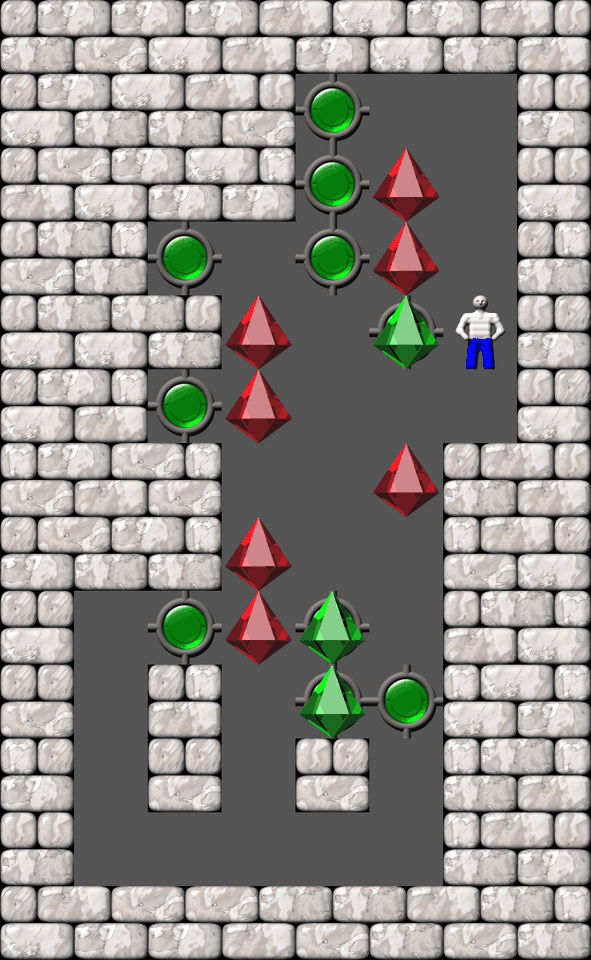 Sokoban Bugs509 collection level 55